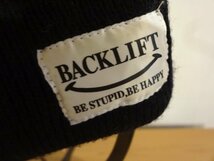 ▲ BACKLIFT ▼ MAGIC HEADWEAR　黒色帽子　男女兼用　ニット帽　サイズ５６cm〜５９cm　キャップ　帽子_画像7