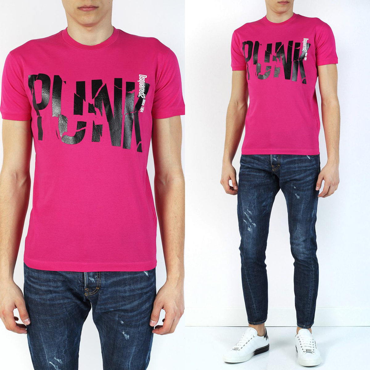 2023年最新】ヤフオク! -dsquared2 tシャツ ピンクの中古品・新品・未