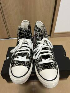 新品未使用　CONVERSE ALLSTAR サイズ27.0 コンバース オールスター　レオパード　ヒョウ柄　ファー　1SD081 leopardfur