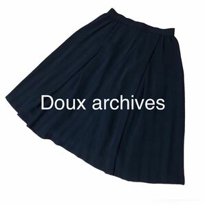 Doux archives ドゥアルシーヴ　ネイビー　スカート　ストライプ　M
