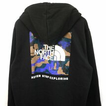 USモデル新品 ノースフェイス ハーフドーム プリント ボックスロゴ スウェットパーカー(L)ブラック プルオーバー THE NORTH FACE/pa85_画像4