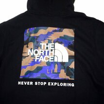 USモデル新品 ノースフェイス ハーフドーム プリント ボックスロゴ スウェットパーカー(XL)ブラック プルオーバー THE NORTH FACE/pa84_画像6