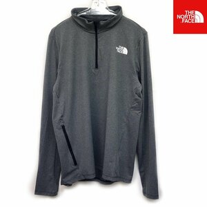 USA限定新品 ノースフェイス FLASHDRY ストレッチ 1/2ジップ長袖シャツ(3XL) ブラックヘザー系 THE NORTH FACE 日本未発売/pa137