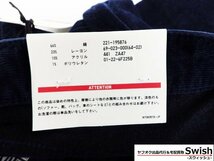 Z134■UNIQLO ユニクロ■未使用 ヒートテック コーデュロイ アンクルパンツ 23（58.5cm）紺■_画像8