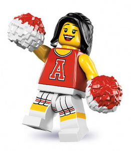 ★LEGO★ミニフィグ【シリーズ8】Red Cheerleader(883313)