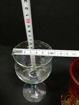 SH9316.【未使用】 ワイングラス　2客セット 佐々木ガラス　和風切子　カットガラス　琉球ガラス/60_画像7