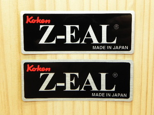 NEW Ko-ken Z-EAL ステッカー *コーケン ジール デカール シール 100mm x2枚 送料込