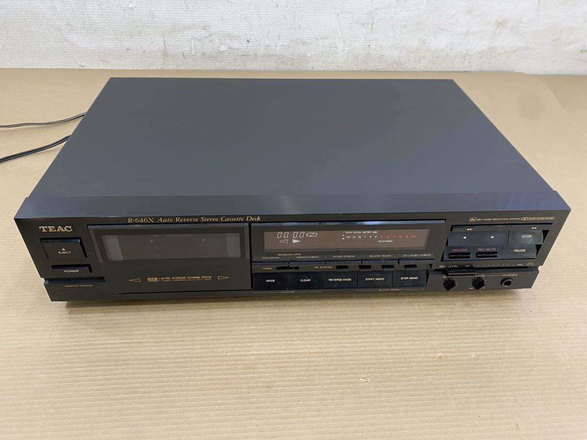 TEAC R-646X カセットデッキ【週末値下げ中】-