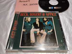 BECK,BOGERT ＆ APPICE Get Ready プレス盤CD SCARECROW 038 ジェフ・ベック ティム・ボガート＆カーマイン・アピス 1974年ライヴ JEFF