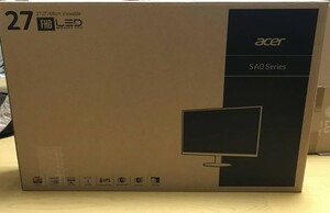 Acer モニター 27インチ SA270Abmi フルHD IPS フレームレス D-Sub/HDMI 1920×1080