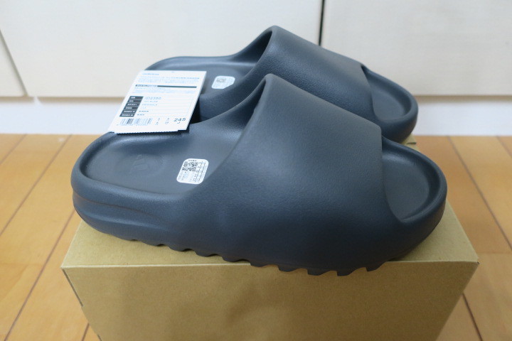 国内正規品 adidas YEEZY SLIDE Slate Grey 24 5cm US6 新品