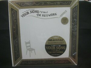 TM Network / Your Song (DMix) / 小室哲哉 / 宇都宮隆 / 木根尚登 / ステッカー付 ◆LP7573NO OBWP◆12インチ