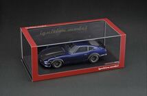 IG 0359 1/18 Nissan Fairlady Z (S30) Blue WEB限定 イグニッションモデル 日産 フェアレディZ RSワタナベ カーボンボンネット_画像4