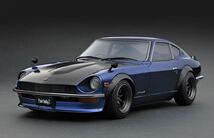 IG 0359 1/18 Nissan Fairlady Z (S30) Blue WEB限定 イグニッションモデル 日産 フェアレディZ RSワタナベ カーボンボンネット_画像1