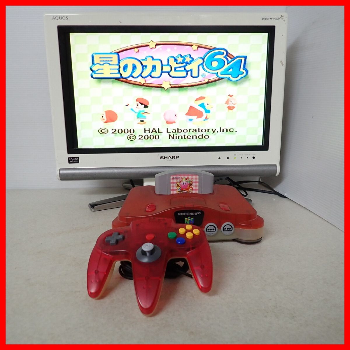 ヤフオク! -「nintendo 64 クリアレッド」の落札相場・落札価格