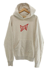 SAINT MICHAEL セントマイケル 21AW HOODIE LOGO ロゴ プリント スウェット フーディー プルオーバー パーカー SM-A21-0000-033 L GRAY グ