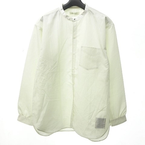 オールドジョー OLDJOE 21AW STUD BUTTON BAND COLLAR SHIRTS バンドカラー シャツ スタッドボタン ポケット 212OJ-SH01 15 1/2 約M ■BL