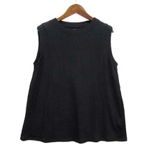 バトナー BATONER AIR BIG TANK TOP リネン Aライン タンクトップ ブラック 黒 1 BN-22SL-056 レディース_画像1