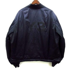 ワイスリー Y-3 ヨウジヤマモト 2020AW CLASSIC BOMBER ボンバージャケット バックロゴ L 紺 ネイビー GK4481 メンズ