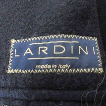 ラルディーニ LARDINI メルトン テーラードジャケット 3B ウール アウター 約Mサイズ 紺 ネイビー ■GY09 メンズ_画像5
