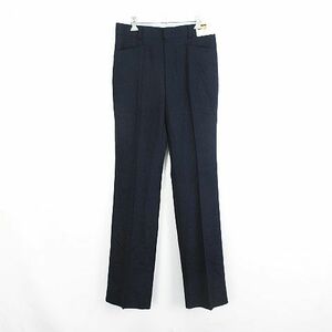 未使用品 HAGGAR SPORTS パンツ ボトムス スラックス 裾上げなし 80 ネイビー ※EKM メンズ