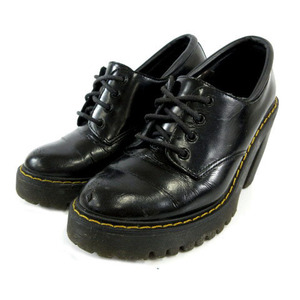  Dr. Martens DR.MARTENSsaromeSALOME boots tea n key heel thickness bottom leather black black UK3 lady's 