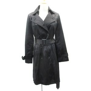  Katty KETTY luxury trench coat spring coat long height 3 black black /YM15 #MO lady's 