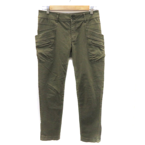  Adore ADORE chino pants tapered pants ankle height plain 38 khaki /YK2 lady's 