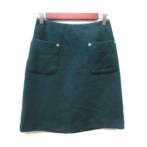  Feroux Feroux tight skirt knee height 1 green green /YI lady's 