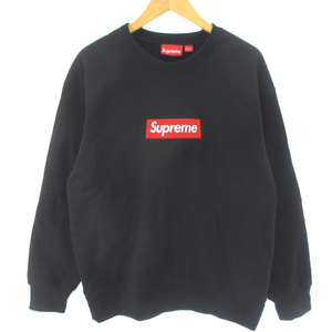 シュプリーム SUPREME 22AW Box Logo Crewneck ボックスロゴ クルーネック トレーナー スウェット プルオーバー ワンポイント コットン ブ