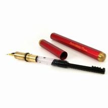 カヴェコ KAWECO スペシャルコレクション 万年筆 両用式 ブラックインク 赤 レッド 筆記用具 ■SM1 その他_画像5