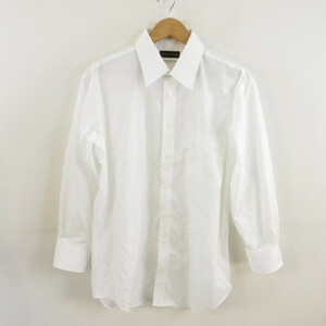 CHRISTIAN ORANI ワイシャツ 長袖 白 43-80 *T355 メンズ