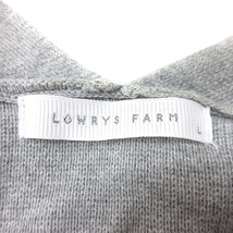 ローリーズファーム LOWRYS FARM カーディガン ニット ロング L グレー /MN レディース_画像5