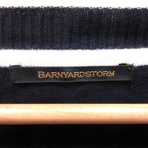 バンヤードストーム BARNYARDSTORM ニット カットソー Vネック 長袖 1 紺 ネイビー /RT レディース_画像5