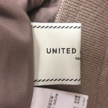 ユナイテッドアローズ UNITED ARROWS タイトスカート ロング ニット ウール スリット ベージュ /MS レディース_画像5