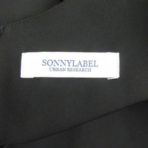 アーバンリサーチ サニーレーベル URBAN RESEARCH Sonny Label サロペット ロング丈 Vネック ワイドパンツ F ブラック 黒 /YM37 レディース_画像4