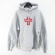 シュプリーム SUPREME クロス ボックスロゴ スウェット パーカー M Cross Box Logo Hooded Sweatshirt 2020AW メンズ_画像1