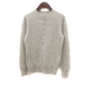  Vert Dense Vert Dense knitted cut and sewn wool long sleeve 2 light gray /MS #MO lady's 