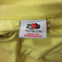 エックスガール x-girl フルーツオブザルーム FRUIT OF THE LOOM Tシャツ カットソー 半袖 2 黄色 イエロー /YI レディース_画像7