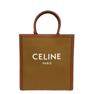  Celine CELINE балка TIKKA ru бегемот парусина & машина fs gold Brown 190402CJF большая сумка ручная сумочка Brown *MZ женский 