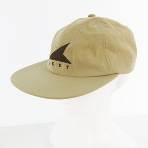 未使用品 ディセンダント DESCENDANT 21AW DCDT FIN 6PANEL CAP 6パネルキャップ ベージュ 帽子 メンズ