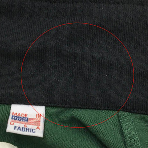 バークマンハッタン BARK MANHATTAN シャツ カジュアル スタンダード 無地 バイカラー 半袖 L 緑 黒 グリーン ブラック メンズの画像6