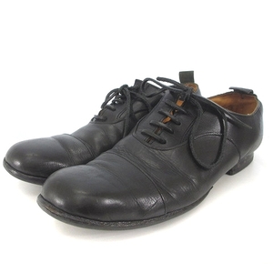 ポールハーデン Paul Harnden Shoemakers ビジネスシューズ レザーシューズ 革靴 プレーントゥ 本革 ブラック 9 29.0cm位 靴 シューズ メン