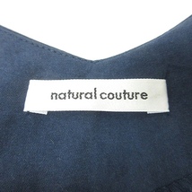 ナチュラルクチュール natural couture ワンピース ミモレ ロング 長袖 F 紺 ネイビー /MN レディース_画像5