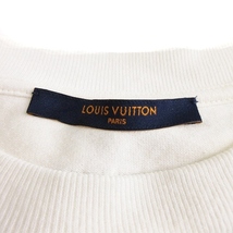 ルイヴィトン LOUIS VUITTON 22AW LVスプレッド エンブロイダリー Tシャツ カットソー 丸首 クルーネック 半袖 刺繍 白 L ☆AA★ メンズ_画像3