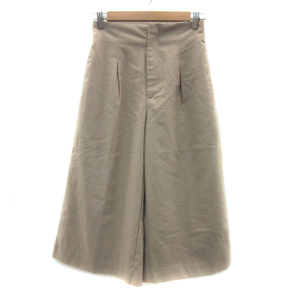  Egoist EGOIST wide pants ankle height plain 1 beige /YS17 lady's 