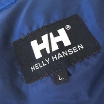 ヘリーハンセン HELLY HANSEN ダウンジャケット NDHD ロゴ 刺繍 CORDURA ジップアップ 長袖 L 青 ブルー 国内正規品 メンズ_画像6