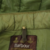 バブアー Barbour 中綿ベスト ダブルジップ ナイロン ハイネック XL 緑 グリーン /MY ■GY17 メンズ_画像7