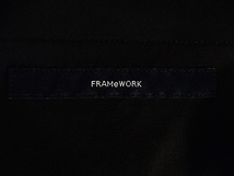 フレームワーク Framework リメイク品 ツータック ワイド ショート パンツ ブラック 黒 size 34 レディース_画像6
