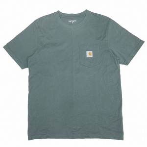 極美品 21SS カーハート carhartt WIP S/S POCKET T-SHIRT Tシャツ カットソー トップス コットン 半袖 コットン ロゴ パッチ I022091 S